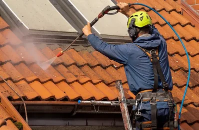 Démoussage et hydrofuge de toiture à Langoat